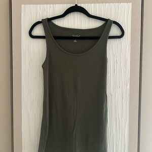 Isabel Maternity by Ingrid & Isabel Khaki Tank Top